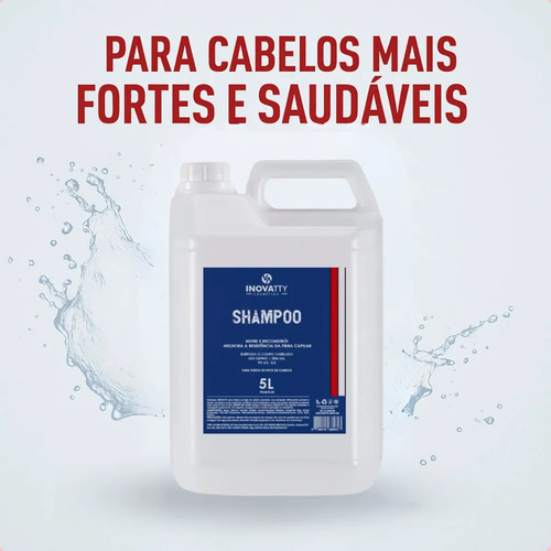 Shampoo Galão 5l Salão Profissional Nutre Reconstrói 2 Un