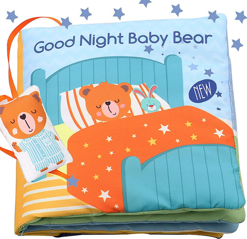 Teddy Soft Baby Book Activity Libros De Tela Silenciosos Jug