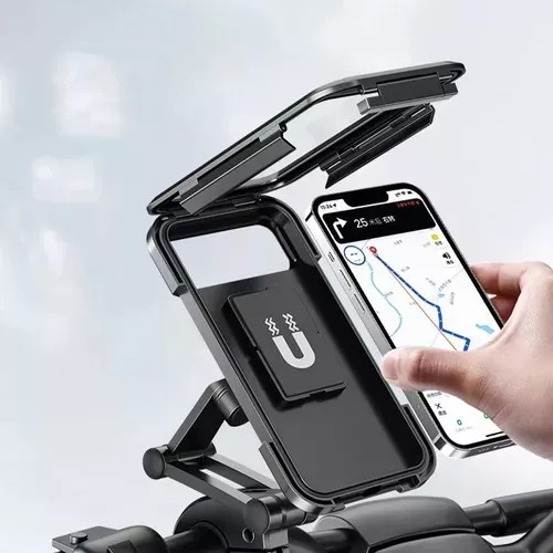 Base Soporte Porta Celular Moto Bicicleta Impermeable 360º