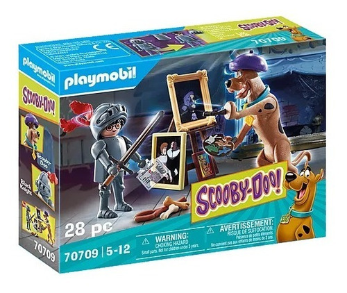 Figura Armable Playmobil Scooby-doo! Aventura Con Knight