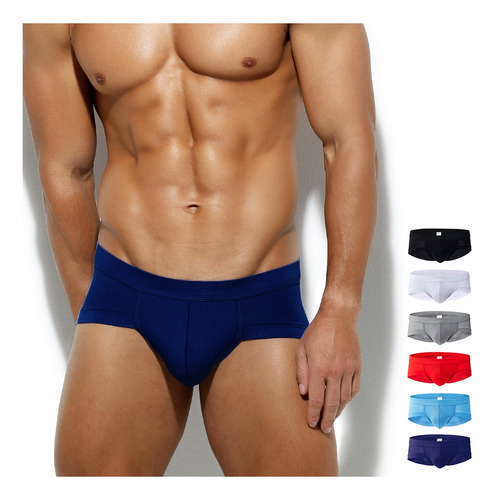 Calzoncillo Arjen Kroos Cintura Baja Para Hombre, 6 Piezas