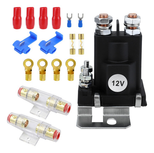 Relé De Arranque De 12 V De Gran Corriente Y 500 A Con Porta
