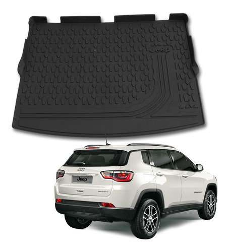 Tapete Porta Mala Borda Elevada Jeep Compass Sport 2020