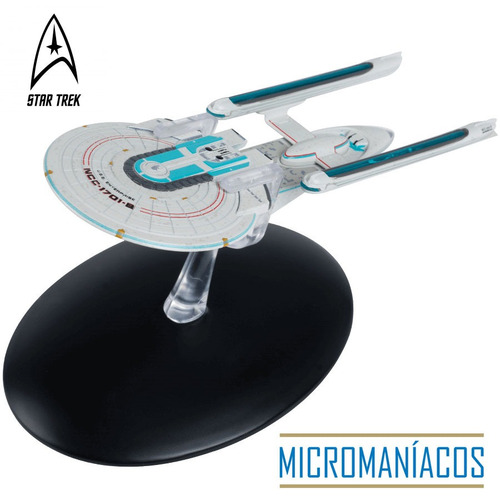 Imagem 2 de 6 de Uss Enterprise Ncc-1701-b Star Trek Eaglemoss - Frete Grátis