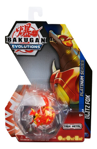 Bakugan Evolutions 2022 Platinum Series Pyrus Blitz Fox