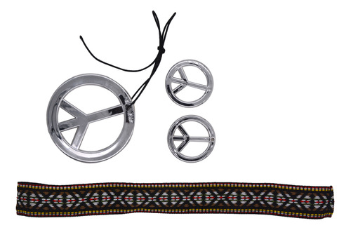 X 24 Set Hippie - Setentas - Collar, Aritos Y Vincha
