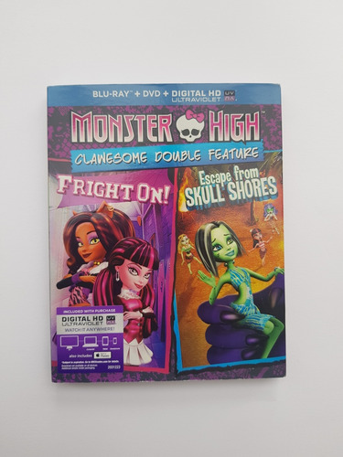 Pelicula Monster High Clawesome Doble Feature Blueray