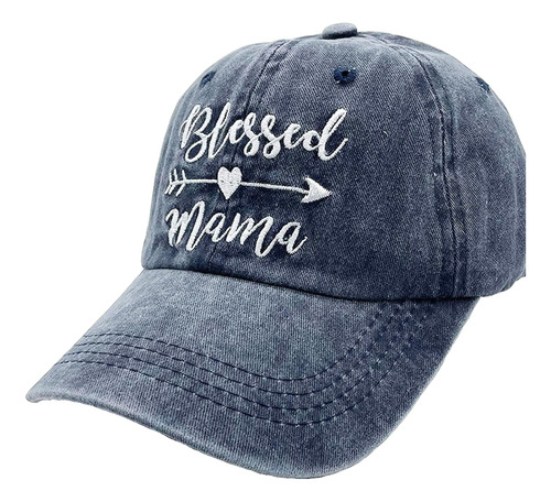 Waldeal Gorra De Béisbol Bordada Para Mujer Blessed Mama Vin