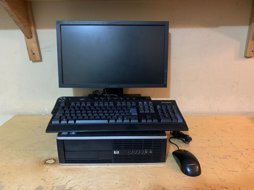 Computadora Barata Hp Core I5 8gb Ram, 120gb Ssd Monitor 22' (Reacondicionado)