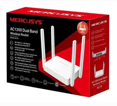 Router Mercusys Ac1200 Ac10. Doble Banda. 