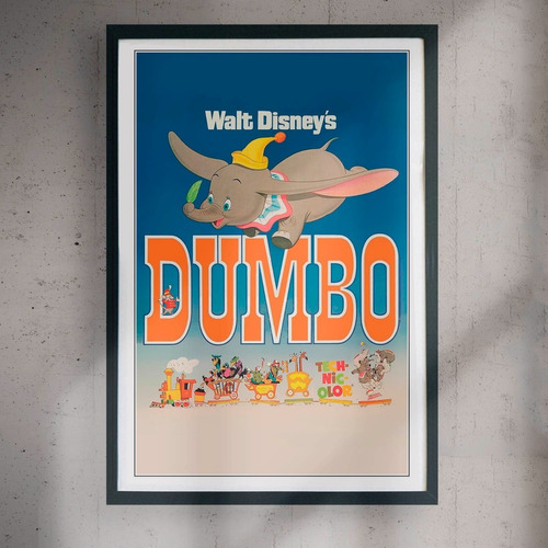 Cuadro 60x40 Peliculas - Dumbo - Disney Clasico