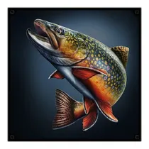 Comprar #393 - Cuadro Vintage 30 X 30 - Pesca Rio Mar Pez Poster  