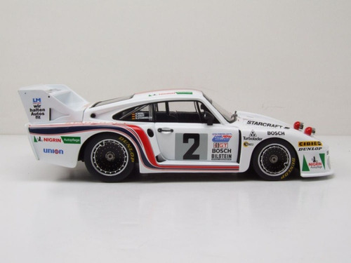 Porsche 935j # 2 Ganador 24h Daytona 1980 M C G Escala 1/18 Blanco