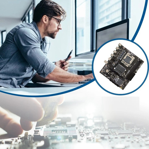 Placa-mãe Para Computador Desktop X58 Lga1366 Pin 2xddr3 32g