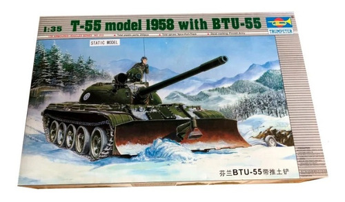 Tanque T-55  1958 Btu-55 Escala 1/35 Armable 