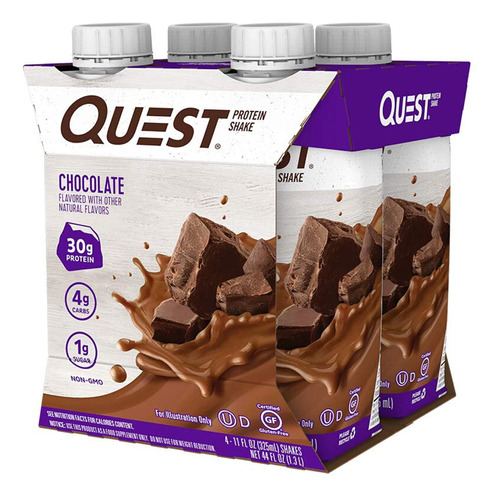 Quest Nutrition Batido De Protena De Chocolate Listo Para Be