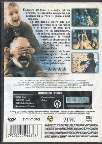 Kolya - El Nombre De La Esperanza - Cine De Checoslovaquia (Usado)