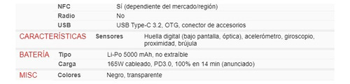 Zte Nubia Red Magic 8 Pro+ 6.8pul 120hz S8gen2 1tb 16gb 165w