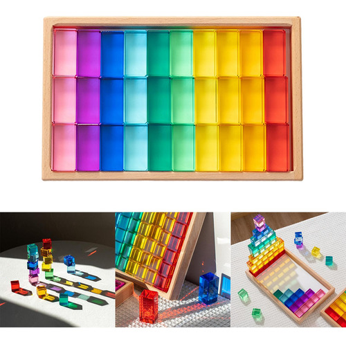 Juego De Bloques De Construcción Para Cubos Para 30 Piezas