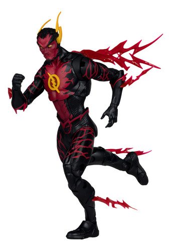 Figura De Reverse Flash New 52 , Edición Platino Mcfarlane Toys Dc Multiverse, 22 Puntos Ultra Articulación, Tarjeta De Arte Coleccionable, 17.78 Cm. , Figura De Acción.