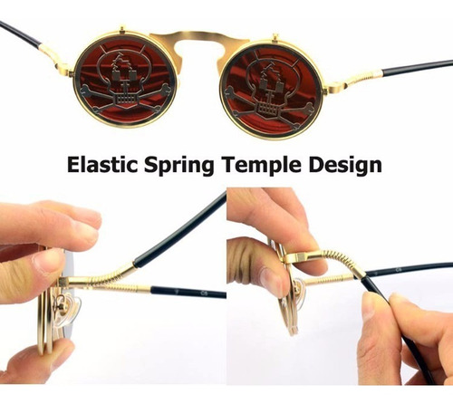 Óculos Retro Steampunk Cyberpunk Dieselpunk Cosplay Google 1