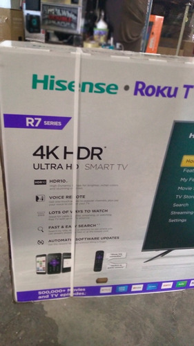 Imagen 3 de 5 de Pantalla De 75 Pulgadas,hisense Modelo R7 Año 2020