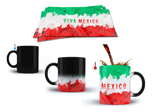 Taza Magica De Viva Mexico Dia De La Independencia