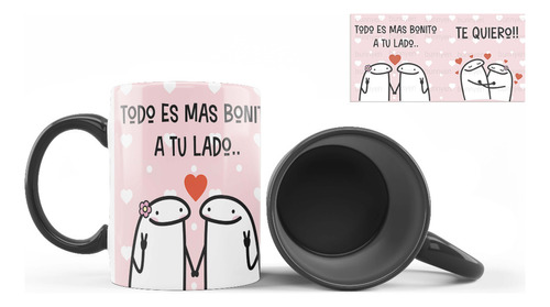 Taza Interior De Color, Flork, Todo Es Mas Bonito, Pareja