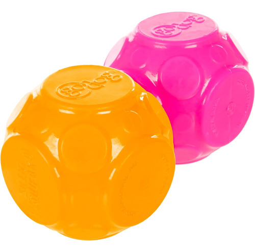 2pack Silent Squeak Ball Dog Toy Set, For Light To Mode...