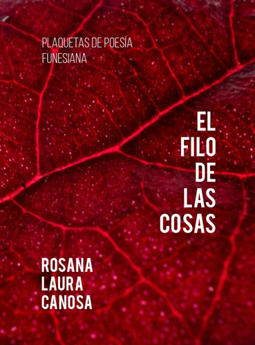 Imagen 1 de 10 de El Filo De Las Cosas De Rosana Laura Canosa