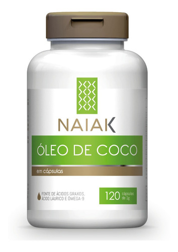 Óleo De Coco 120 Caps - Naiak