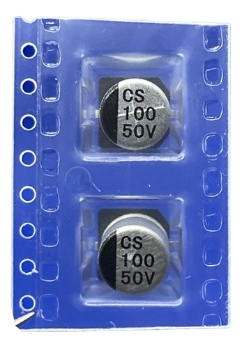 20x Capacitor Eletrolitico 100uf/50v Smd 105º 8x10,5mm Ketuo