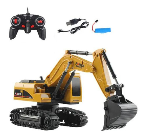 Excavadora Bulldozer Camión Auto Control Remoto Juguete