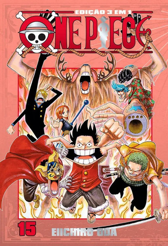 Mangá One Piece 3 Em 1 Volume 15 Panini Lacrado