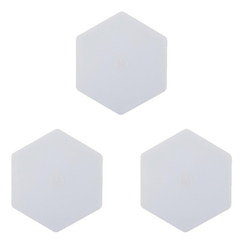 Set De 3 Luces Hexagonales Led Con Control / Hb Led