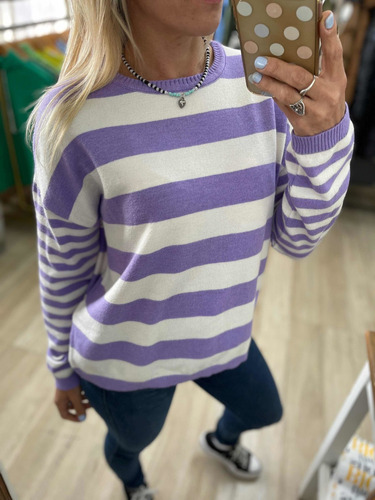 Sweater De Bremer Rayado Mujer The Big Shop