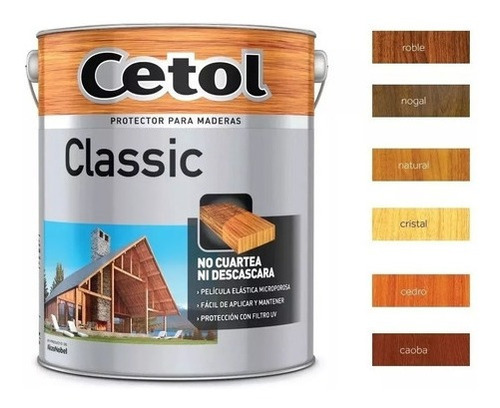 Cetol Exterior Brillante 1lt Protector Madera Pintumm