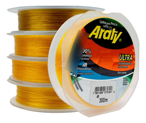 Linha Monofilamento Araty Ultra 0,20mm - 300 Metros