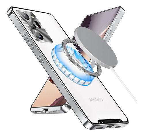 Funda De Teléfono Vidrio Magnética Para Samsung Note20 Ultra