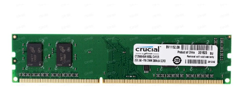 Crucial Memoria Ram Pc Desktop 2 Gb Pc3-12800 Ddr3 1600 Mhz