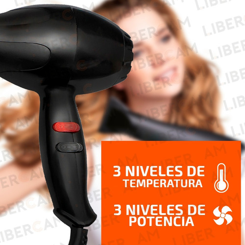 Secador Pelo Profesional 2 Velocidades Nova 1800w