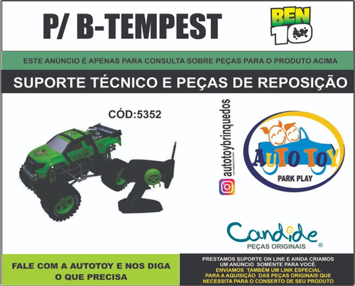 B-tempest 5352 - Ben 10 - Consulta Para Peças