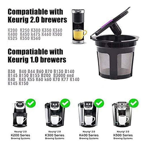 Coffee Filter Capsules K Cups Reutilizables For Keurig