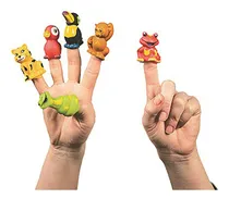 Comprar Set De Títeres De Dedo De Amigos Animales Del Bosque Tropica
