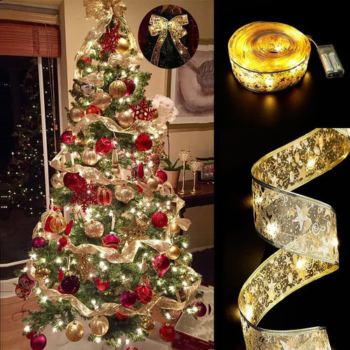 Luces De Hadas Led Con Cinta Para Decoración Navideña,5m