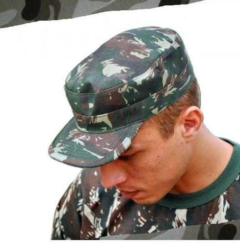 Gorro Pala Dura Cedro Rip Stop Camuflado Eb Serviço Militar