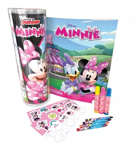 LIVRO Minnie DISNEY - LER E COLORIR + giz de cera