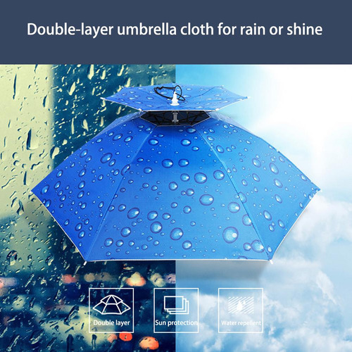 Chapéu De Guarda-chuva De Pesca, Cabeça Externa, Cabeça Dobr