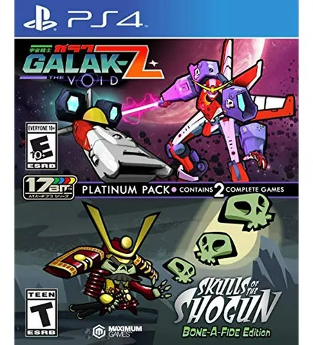 Galak-z The Void/skulls Of Shogun Bone-a-fide Platinum Ps4