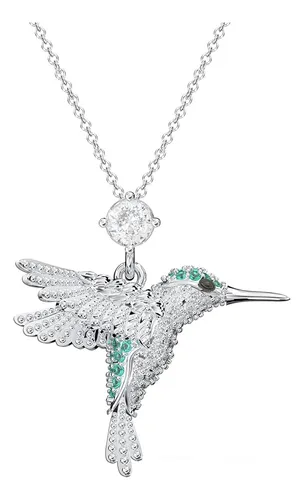 comprar Set De Plata Ley  Dije Y Anillo De Colibri Cristal Swarovski